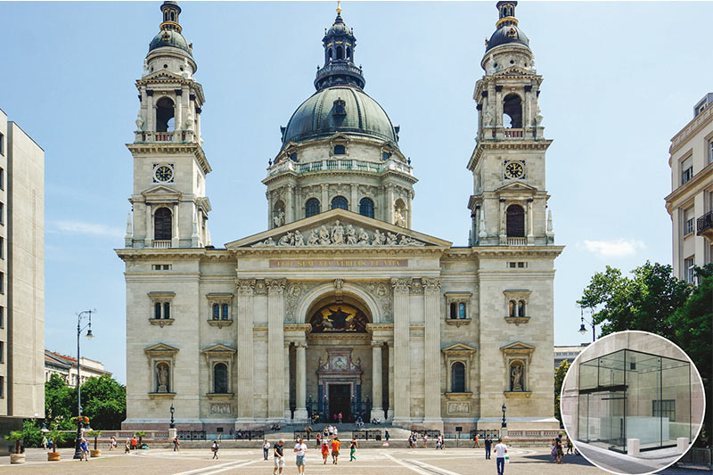 Szt Istvan Basilica (Budapest) 3 Porte automatiche a 2 ante per la Basilica di San Giovanni a Budapest