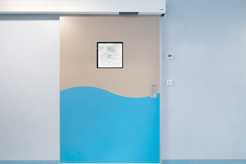 Porte scorrevoli ospedaliere a tenuta ermetica per ospedale Fatebenefratelli