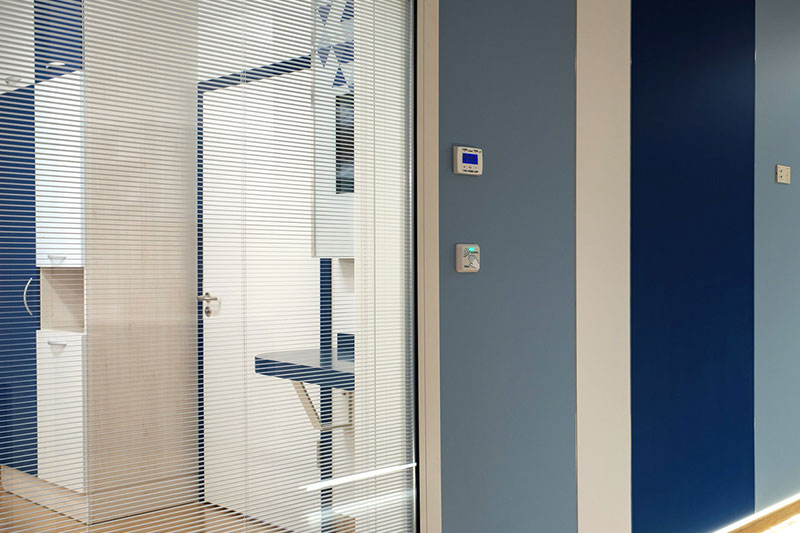 porte automatiche ospedaliere Casa del Sollievo della sofferenza