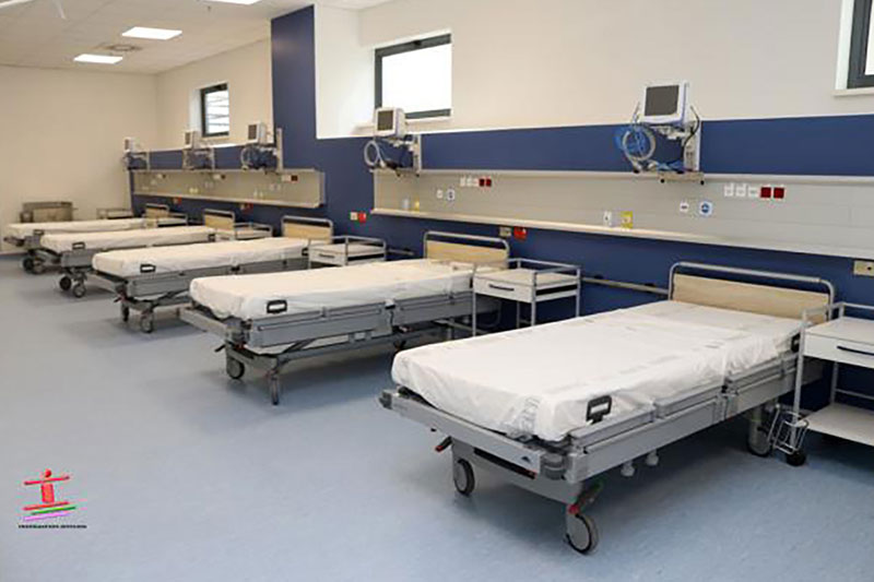 porte scorrevoli automatiche ermetiche ospedale Point Fortin