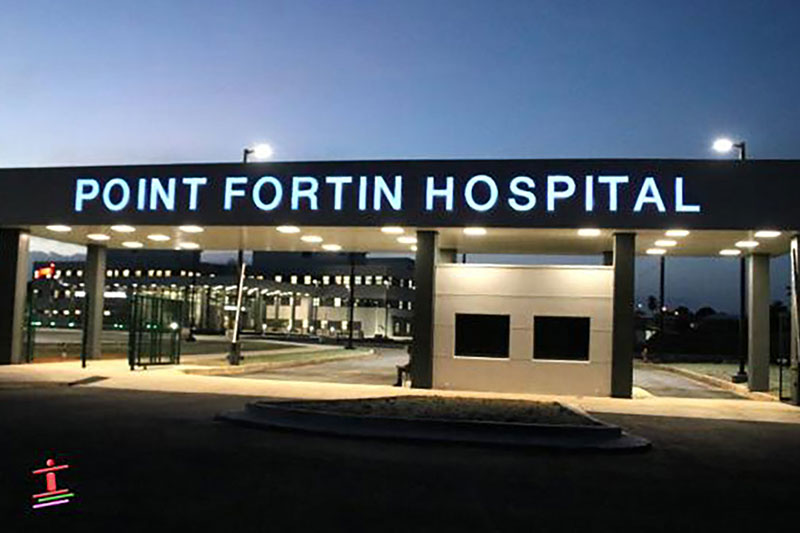 porte scorrevoli automatiche ermetiche ospedale Point Fortin