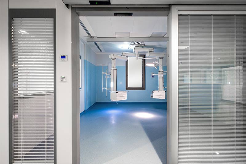 Le porte automatiche LABEL contribuiscono a innovazione e comfort nella Casa di Cura Madonna della Salute di Porto Viro 15 Porte automatiche con visiva per la casa di cura Madonna della salute di Porto Viro