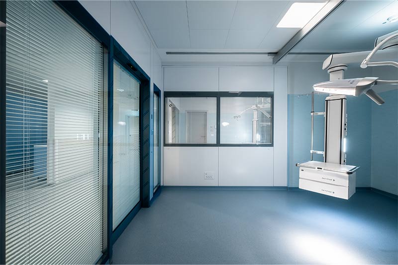 Le porte automatiche LABEL contribuiscono a innovazione e comfort nella Casa di Cura Madonna della Salute di Porto Viro 16 Porte automatiche con visiva per la casa di cura Madonna della salute di Porto Viro