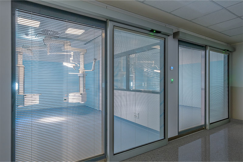 Le porte automatiche LABEL contribuiscono a innovazione e comfort nella Casa di Cura Madonna della Salute di Porto Viro 20 Porte automatiche con visiva per la casa di cura Madonna della salute di Porto Viro