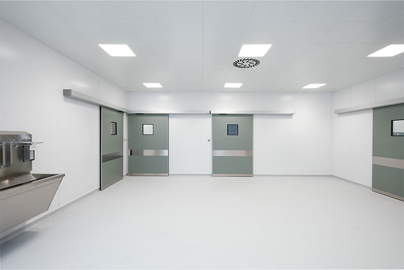 Porte automatiche ospedaliere LABEL nella Clinique Athena di Costantina 16 Porta automatica scorrevole per la clinique Athena di Costantina