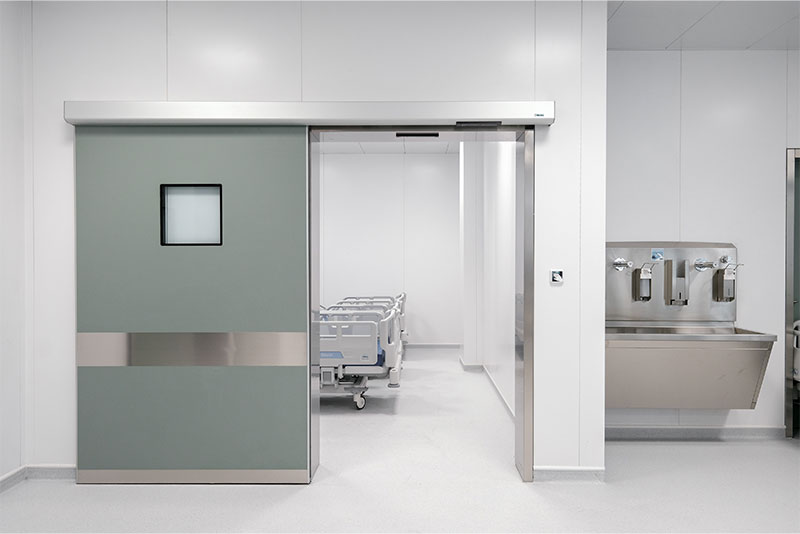 Porte automatiche ospedaliere LABEL nella Clinique Athena di Costantina 17 Porta automatica scorrevole per la clinique Athena di Costantina