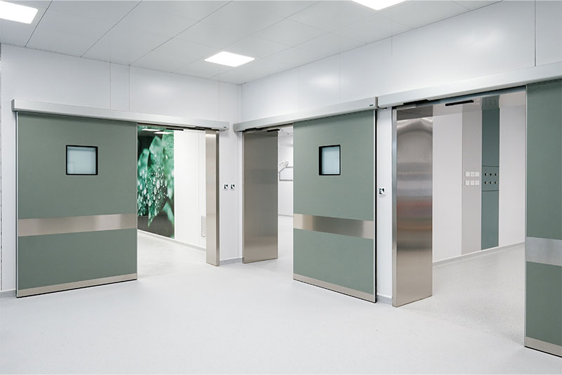 Porte automatiche ospedaliere LABEL nella Clinique Athena di Costantina 18 Porta automatica scorrevole per la clinique Athena di Costantina