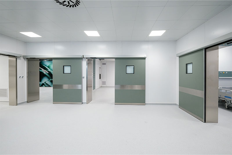 Porte automatiche ospedaliere LABEL nella Clinique Athena di Costantina 19 Porta automatica scorrevole per la clinique Athena di Costantina