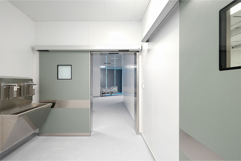 Porte automatiche ospedaliere LABEL nella Clinique Athena di Costantina 20 Porta automatica scorrevole per la clinique Athena di Costantina