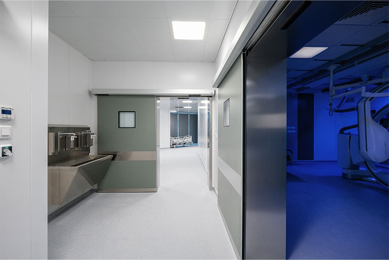 Porte automatiche ospedaliere LABEL nella Clinique Athena di Costantina 21 Porta automatica scorrevole per la clinique Athena di Costantina