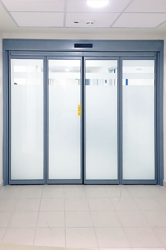 esempio di porta a soffietto salvaspazio chiusa