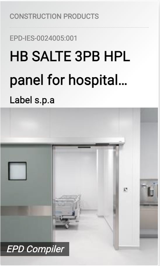 Esempio di porta automatica ospedaliera HB SALTE 3PB